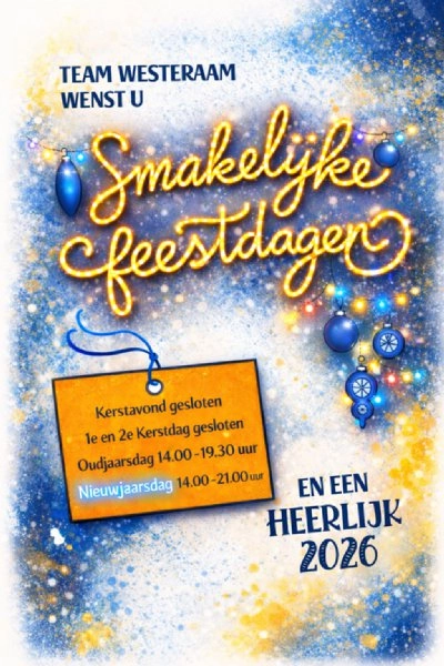 Fijne feestdagen!