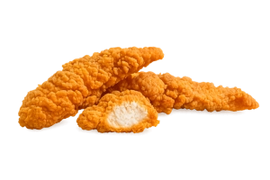 Malse chicken strips van kippenhaas 60 gram per stuk in een krokant jasje.<br>*Tip: probeer onze chicken strips met een heerlijk bakje knoflook, cocktail of chili saus