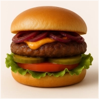 *Nieuw Spicy hamburger