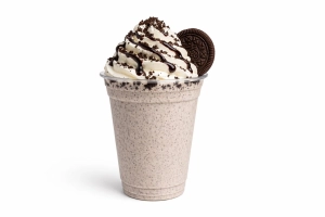 Heerlijk huisgemaakte milkshake, gemaakt van romige softijs en slagroom. Keuze uit 3 bijzondere smaken.