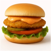*Nieuw Spicy chicken burger